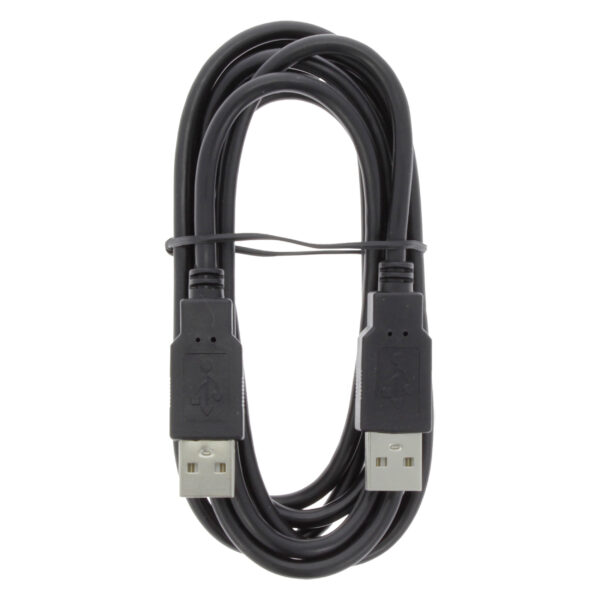 USB kabel 2.0 USB-A Male - USB-A Male 2 m zwart