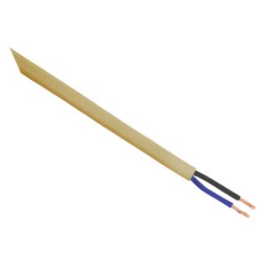 Goud afgeplat snoer 2 x 0.75mm²