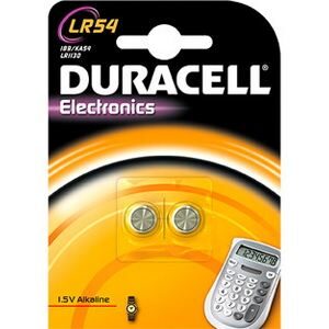 DURACELL ALKALINE 2X LR54 1,5V  ZI LVERDURACELL