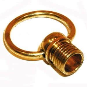 M10 RINGNIPPEL /OOGJE ACCESSOIRESFITTING MESSING