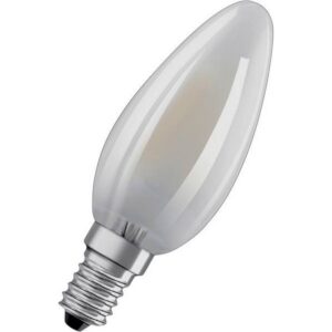 Osram led retrofit kaarslamp e14 5w warm wit vervang 40w dimbaar