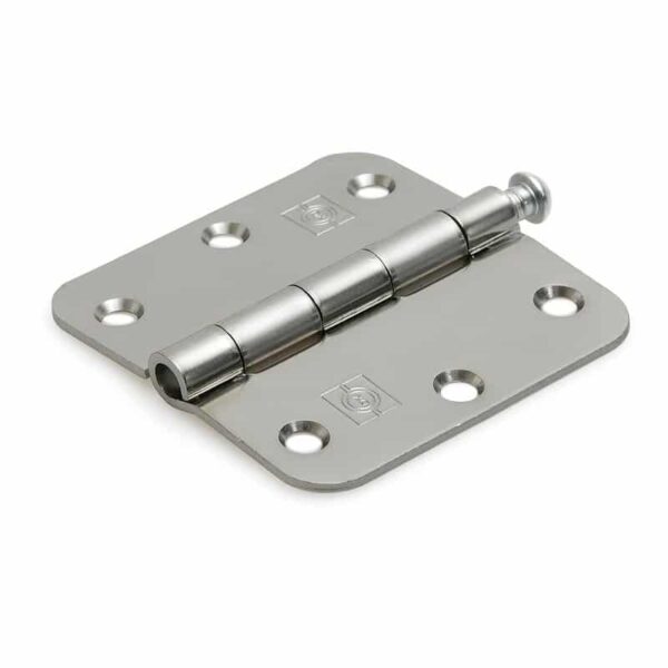Scharnier  ronde hoeken  76x76 mm  losse verzinkte pen  staal verzinkt
