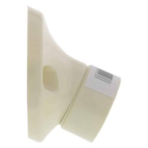Plafondfitting E27 - schuin - max 60W crème