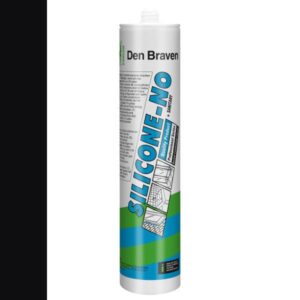 Zwaluw siliconenkit-no + sanitary 310ml zwart